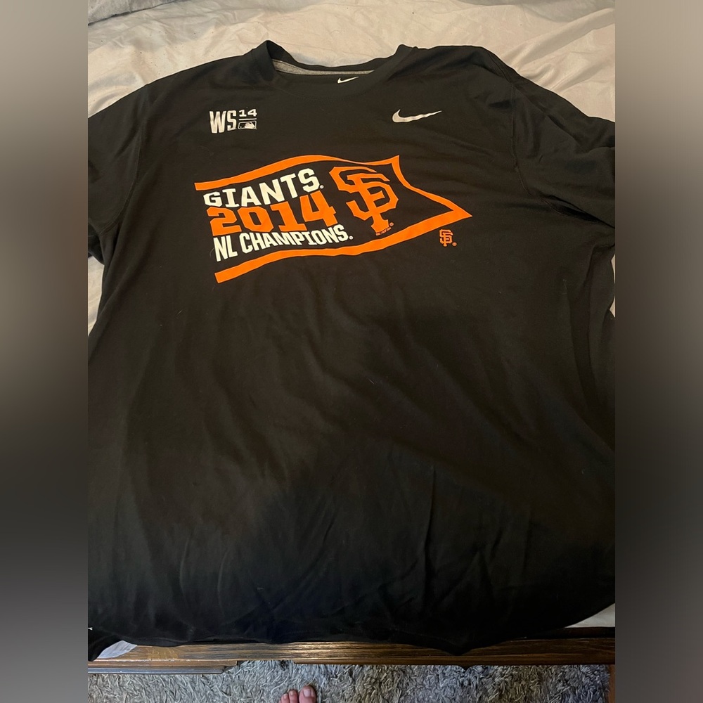 San Francisco Giants 2014 NL Champions Dri-Fit Shirt Size XL